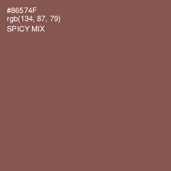 #86574F - Spicy Mix Color Image